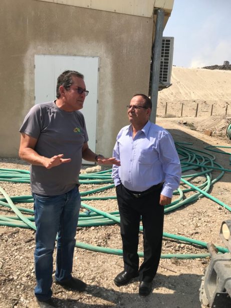Fresh agricultural produce prepared for export to Arab countries